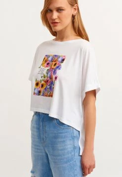 OXXO Donna T-shirt Con Stampa - White -Negozio al dettaglio Oxxo 3e5c9f9a367f490b9dd3039e2c799dc8