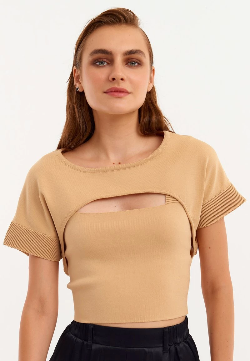 OXXO Donna T-shirt Basic - Caraway 6 OXXO Donna T-shirt Basic - Caraway - immagine 4