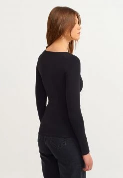 OXXO Donna Maglietta A Manica Lunga - Black -Negozio al dettaglio Oxxo 40df4d9cf6df4ee49fb9f6f6aaad167b