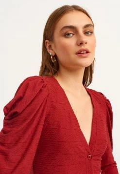 OXXO Donna Cardigan - Maroon -Negozio al dettaglio Oxxo 438efb6b33d448bebbb847def72136ee