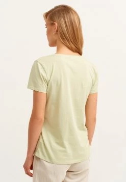 OXXO Donna V-AUSSCHNITT - T-shirt Basic - Succulent -Negozio al dettaglio Oxxo 44248b8f6d2a418e8d49cb9c13ce267e