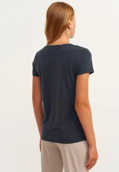 OXXO Donna MIT V AUSSCHNITT - T-shirt Basic - Black -Negozio al dettaglio Oxxo 462cdcde51ee4429918f9e812003acda