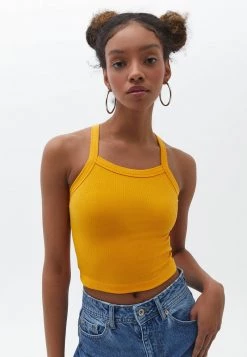 OXXO Donna WITH STRAPS - Top - Radiant Yellow -Negozio al dettaglio Oxxo 4b390643659a4a3b877e54232c2c67b9