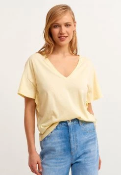 OXXO Donna T-shirt Basic - Cream