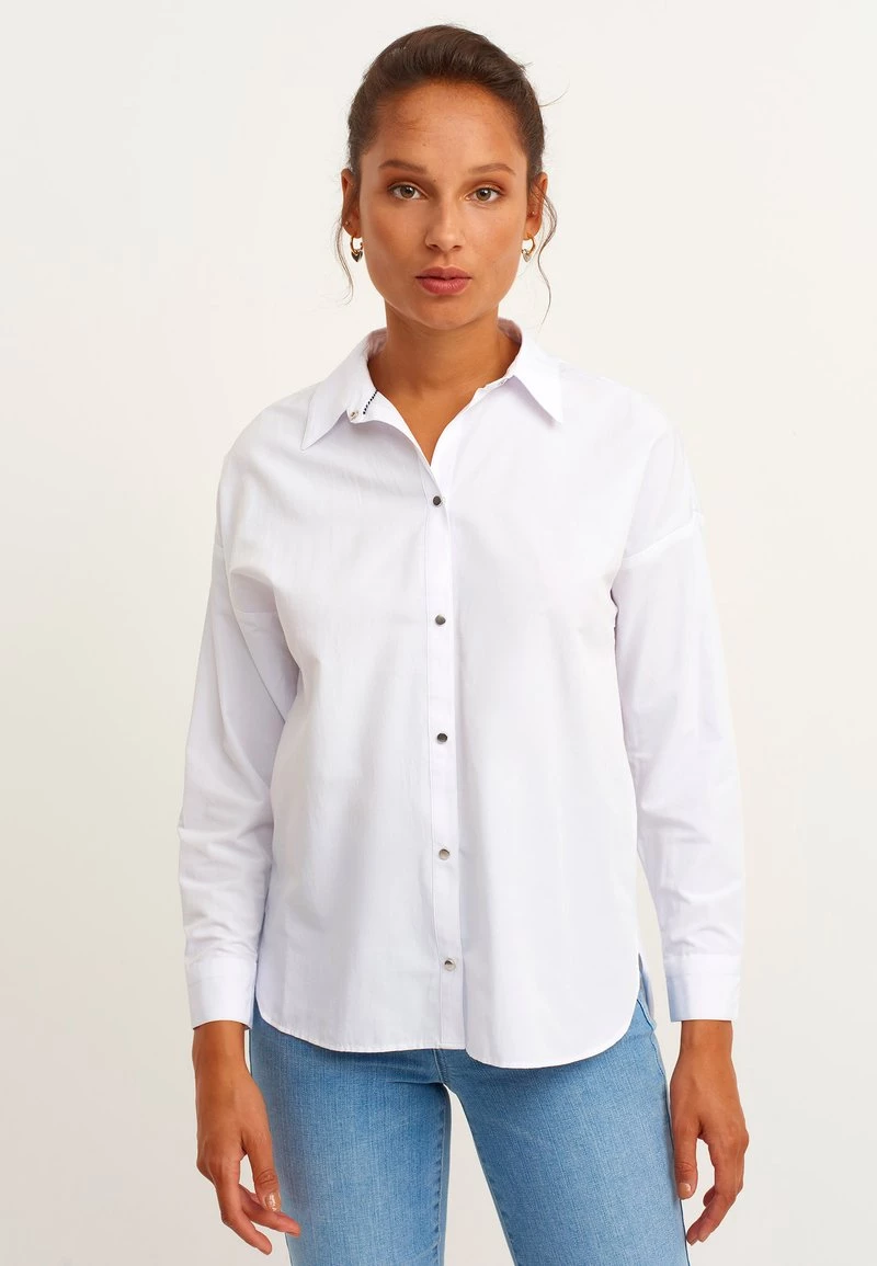 OXXO Donna OVERSIZED - Camicia - White 3 OXXO Donna OVERSIZED - Camicia - White