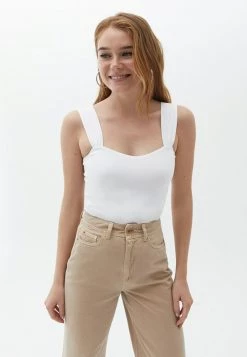 OXXO Donna MIT BREITER TRÄGERFORM - Top - White