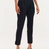 OXXO Donna MIT GEKREUZTEM BUND - Pantaloni - Black