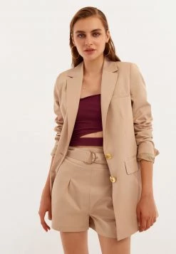 OXXO Donna MIT BOYFRIEND CUT - Cappotto Corto - Pecan -Negozio al dettaglio Oxxo 4faf37e6341642939b0accec778937e8