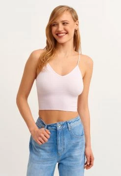 OXXO Donna MIT VERKÜRZTER FORMGEBUNG - Top - Light Orchid