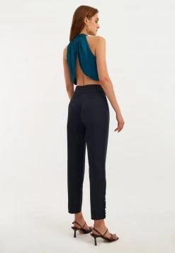 OXXO Donna MIT GEKREUZTEM BUND - Pantaloni - Black -Negozio al dettaglio Oxxo 513cfe8cd081441f8a0c5267ef6f28e0