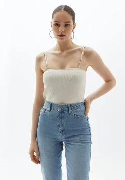 OXXO Donna Top - Buttercream -Negozio al dettaglio Oxxo 5177b823c6a649249fbafdfca00a8b7c