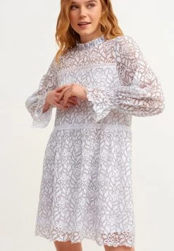 OXXO Donna MIT MODISCHER ROMANTISCHE SPITZE - Vestito Estivo - White