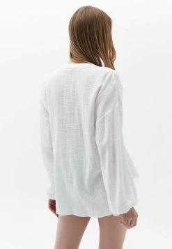 OXXO Donna BALLONÄRMELN - Camicetta - White -Negozio al dettaglio Oxxo 55d39a6e077a4319aeabb4029b6817e8