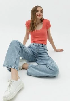 OXXO Donna MIT GERIPPTER OPTIK - T-shirt Basic - Dubarry -Negozio al dettaglio Oxxo 56cf670429b841829509b7810f2f8eb7