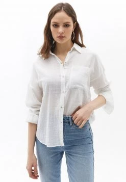 OXXO Donna OVERSIZE MIT MODISCHER - Camicia - White