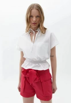 OXXO Donna MIT BINDEDETAIL - Camicetta - White