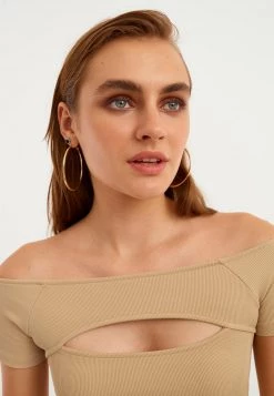 OXXO Donna MIT CUTOUT DETAIL - Camicetta - Pecan -Negozio al dettaglio Oxxo 57948937addd47d48279a62c6a3911c7