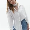 OXXO Donna OVERSIZE MIT BRUSTTASCHE - Camicia - White