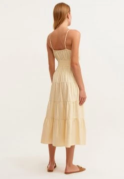 OXXO Donna MIT FEINEN TRÄGERN - Vestito Estivo - Macadamia -Negozio al dettaglio Oxxo 5b1b79a51f3246a1b5a8403edf3b0559