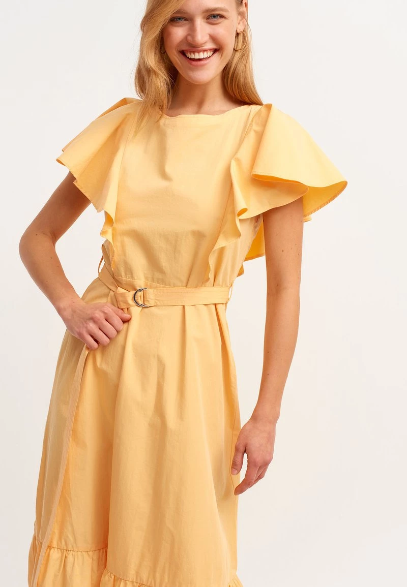 OXXO Donna MIT BINDEDETAIL - Vestito Estivo - Abricock 5 OXXO Donna MIT BINDEDETAIL - Vestito Estivo - Abricock - immagine 3