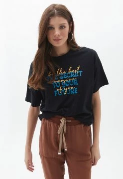 OXXO Donna T-shirt Con Stampa - Black -Negozio al dettaglio Oxxo 5c72da9a258442d988939a1c64587e79