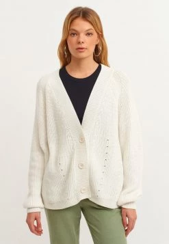 OXXO Donna Cardigan - Ice Milk