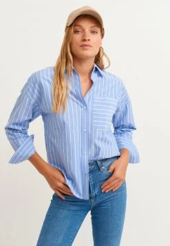 OXXO Donna Camicia - Blue Stripe