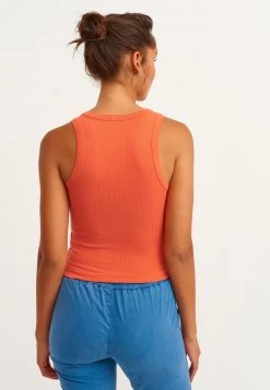 OXXO Donna ELASTISCHES MIT FEINER RIPPENSTRUKTUR - Top - Coral -Negozio al dettaglio Oxxo 5d33cd6f95fe4eeba95e468d7be86a99