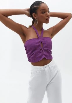 OXXO Donna CUT OUT DETAIL - Top - Sparkling Grape -Negozio al dettaglio Oxxo 5dddaa0c944241f6addf0703627d676d