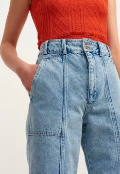 OXXO Donna MIT VORDERSEITIGEM NAHTVERLAUF - Jeans A Sigaretta - Light Denim -Negozio al dettaglio Oxxo 5e3e35f41fba4813b774271a1e1a7306