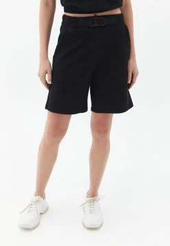 OXXO Donna MIT MOPDISCHEM SCHNALLEN DETAIL - Shorts - Black