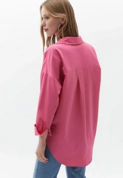 OXXO Donna OVERSIZE MIT BRUSTTASCHE - Camicia - Azelea Pink -Negozio al dettaglio Oxxo 611c5d25a25947209c7bd7be23c7f97e