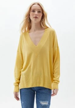 OXXO Donna V-AUSSCHNITT - Maglione - Dusky Citron