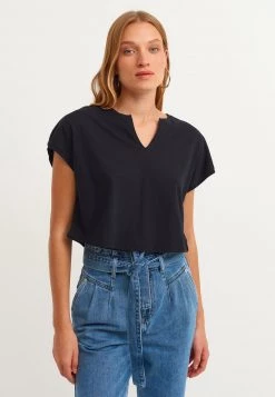 OXXO Donna T-shirt Basic - Black -Negozio al dettaglio Oxxo 6418e70576ab4586b8b58ffbeb3b28de