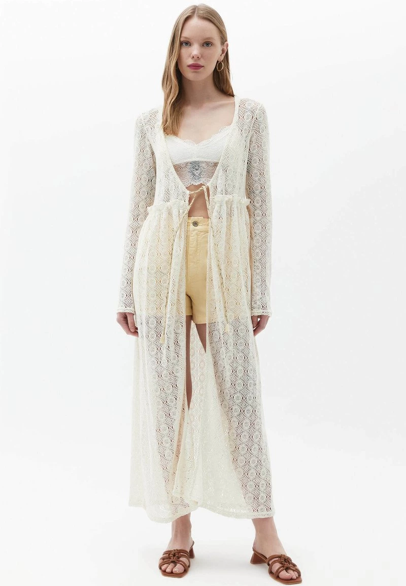 OXXO Donna MIT HÄKEL OPTIK - Cardigan - White 3 OXXO Donna MIT HÄKEL OPTIK - Cardigan - White