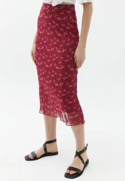 OXXO Donna MIT BLUMENMUSTERUNG - Gonna A Campana - Red