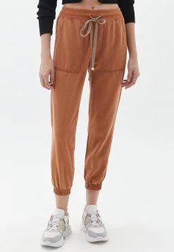 OXXO Donna MIT BINDEDETAIL - Pantaloni Sportivi - Antik Hazel