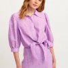 OXXO Donna MIT GEKNOTETER VORDERSEITE - Camicia - Deep Lilac