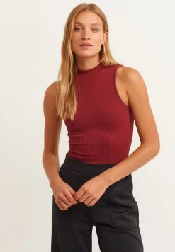 OXXO Donna Top - Maroon -Negozio al dettaglio Oxxo 65be4eebb1fe4d3f8f51a4e5566ca352