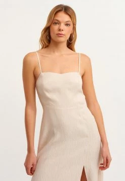 OXXO Donna MIT JAQUARD MUSTERUNG - Vestito Elegante - French Oak