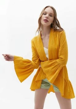 OXXO Donna DETAILS - Cappotto Corto - Mineral Yellow