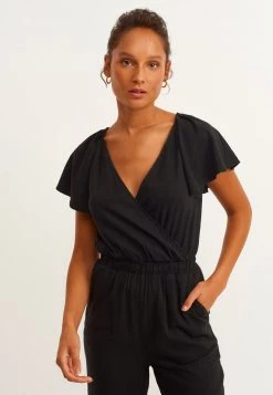 OXXO Donna Tuta Jumpsuit - Black -Negozio al dettaglio Oxxo 66df5c99a05d4377a75bb64270c82dbf