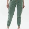 OXXO Donna MIT ENGEN BEINABSCHLÜSSEN - Pantaloni Cargo - Antik Hedge Green