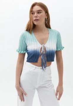 OXXO Donna TIE-DYE WASHED - Cardigan - Mix Wash