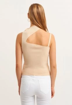 OXXO Donna MIT CUT OUT - Top - Nutmeg -Negozio al dettaglio Oxxo 6bf7accc70874c129ed43253556bfc81