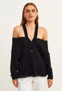 OXXO Donna Cardigan - Black
