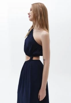 OXXO Donna MIT EINSEITIG FREIER SCHULTER - Vestito Lungo - Midnight -Negozio al dettaglio Oxxo 6e4f963169f845a08a839ac333650b0b