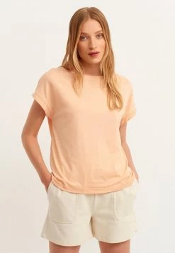 OXXO Donna T-shirt Basic - Peach