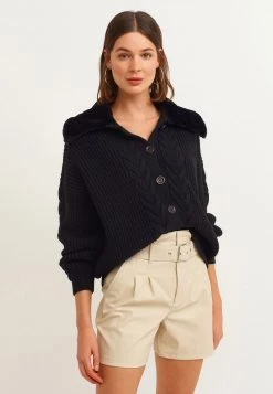 OXXO Donna WEITER FORM - Cardigan - Black