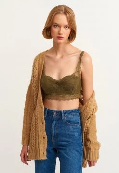 OXXO Donna SPITZE - Bustino - Henna Green -Negozio al dettaglio Oxxo 7091477d53b7405aa6e8cab78e7551b7